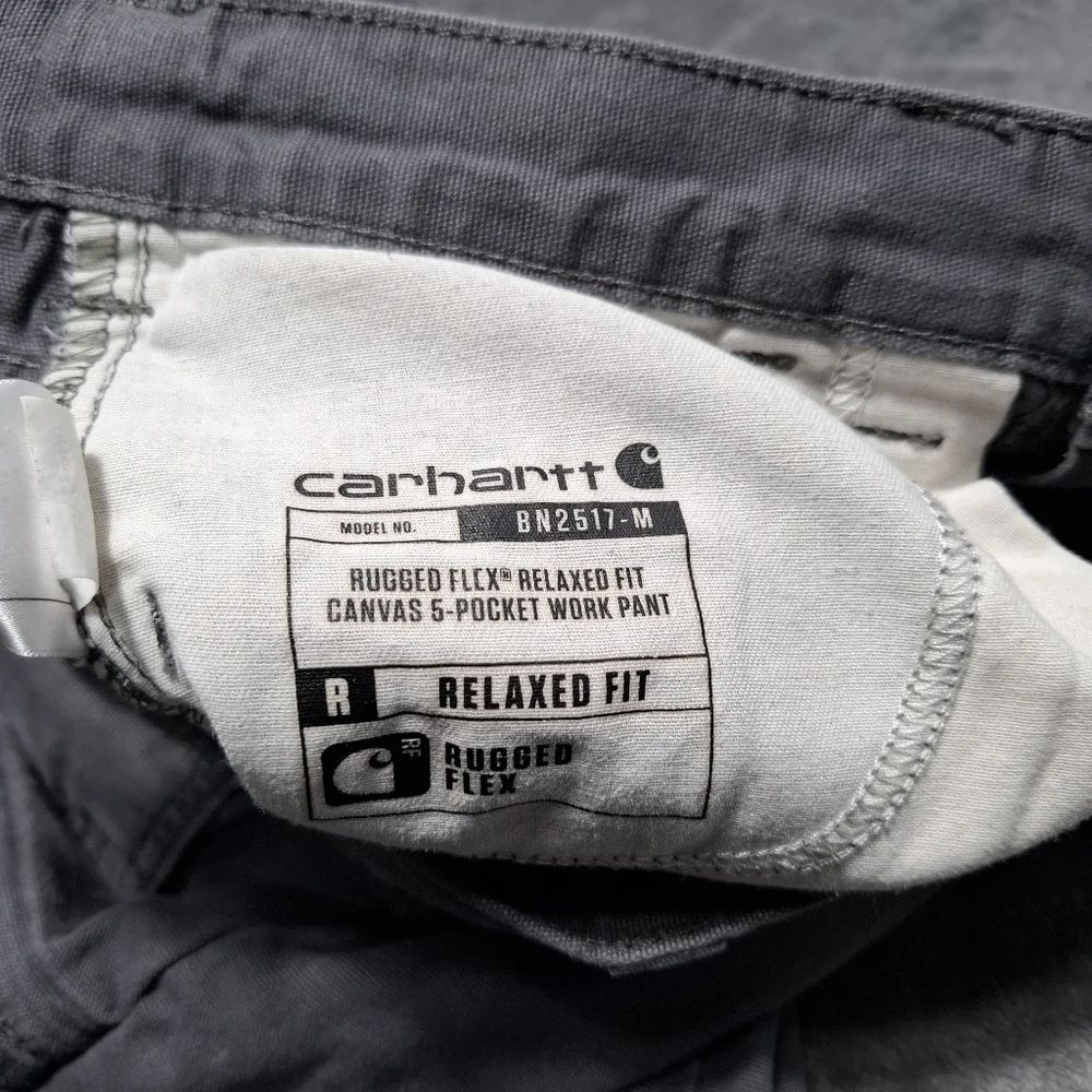 Carhartt  Rigby Rugged Flex Canvas Relaxed Fit Pants 102517 039 Men's Size 30